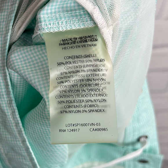 Onia Men’s Calder Mid-Length Gingham Swim Trunks size 38 - Picture 7 of 8